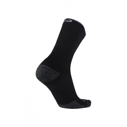M2O Merino Crew Compression Sock Black/Grey M