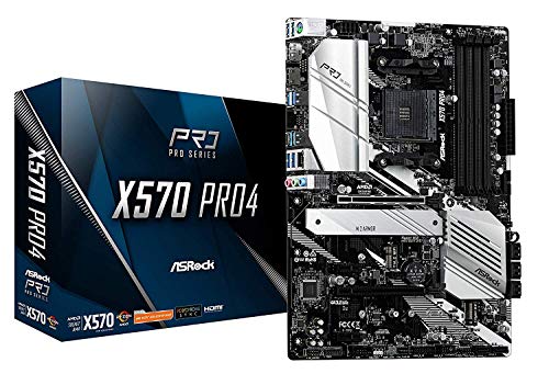 Asrock X570 Pro4 Amd Socket Am4 Atx Ddr4 Hdmi/Displayport Dual M.2 Usb C 3.2 Motherboard