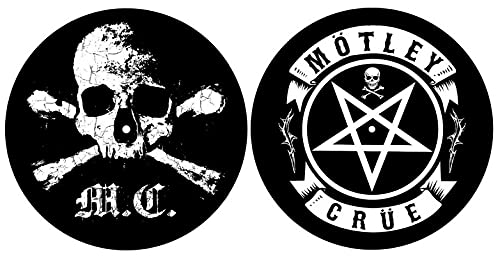 Motley Crue: Skull/Pentagram Turntable Slipmat Set