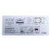 DC Comics Blechschild Batmobile Schematic