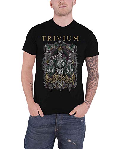 TRIVIUM - SKELLY FRAME BLACK T-Shirt X-Large - SKELLY FRAME