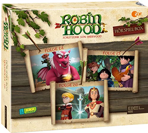 Robin Hood - Schlitzohr von Sherwood - Hörspiel-Box (Folge 24 - 26) - Die Original-Hörspiele zur TV-Serie