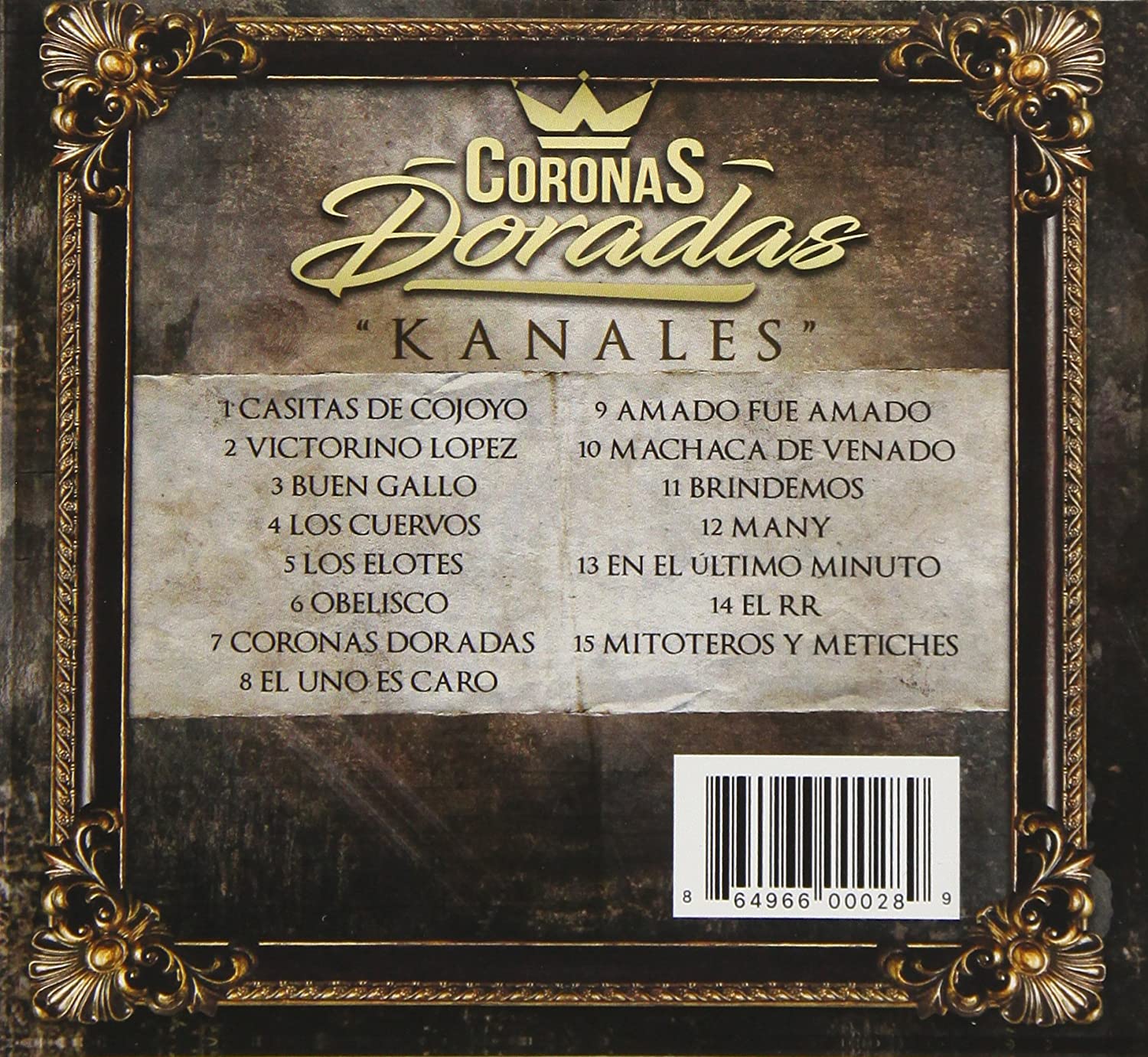 KANALES - CORONAS DORADAS