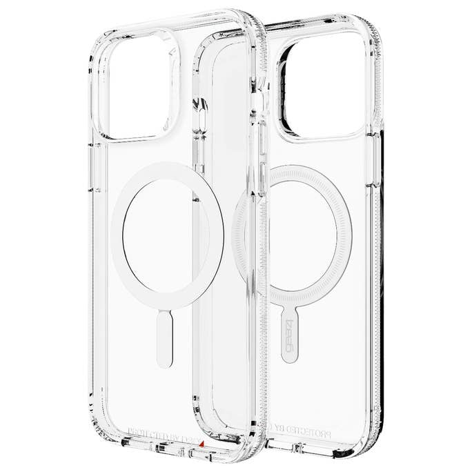 Gear4 Crystal Palace Snap - Back Cover For Mobile Phone - Magsafe Compatibility - D3O Crystalex - Clear - For Apple Ipho