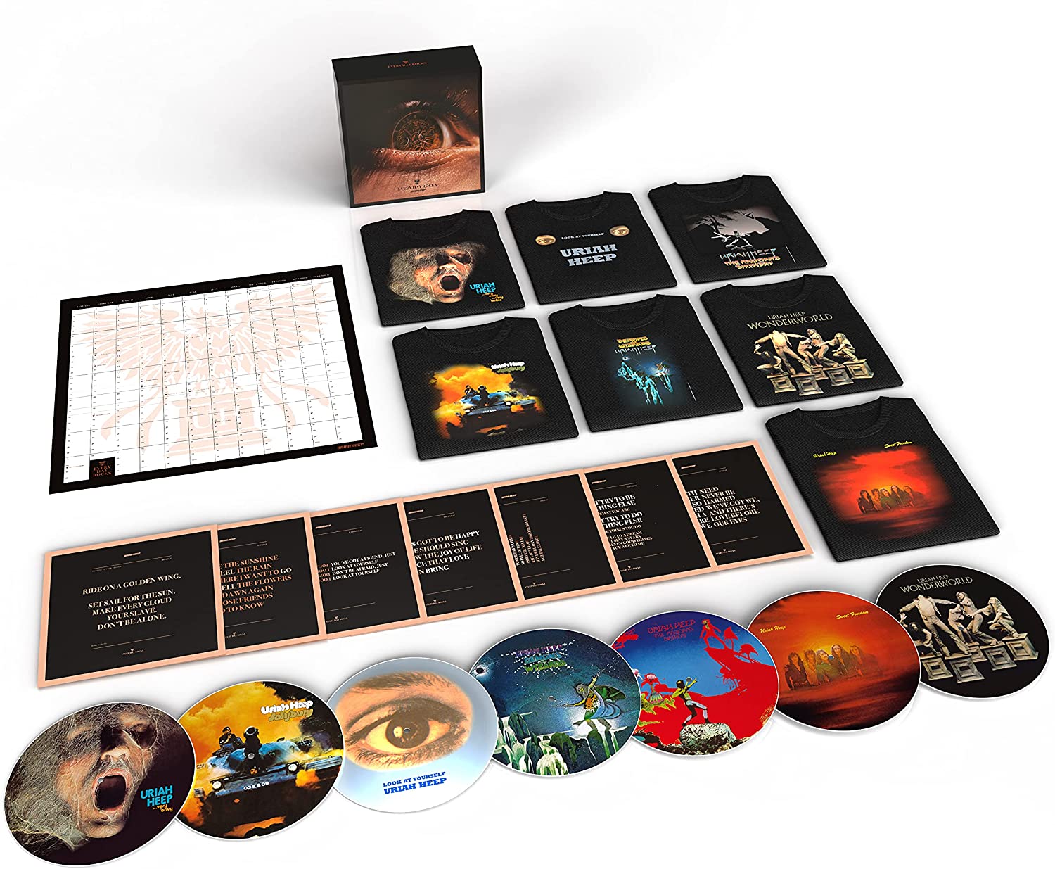 Every Day Rocks: 7LP Picture Discs + 7 T-Shirts (XL)