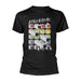AT THE DRIVE IN - COLOUR WORK BLACK T-Shirt Small - COLOUR WORK