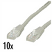 10X Cavo Patch Cat 6E Utp 3 Mt