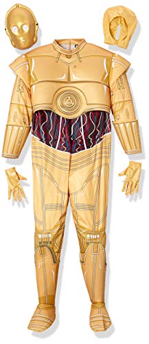 C-3PO COSTUME - FANCY DRESS COSTUME (SIZE: STD) Unisex Costumes