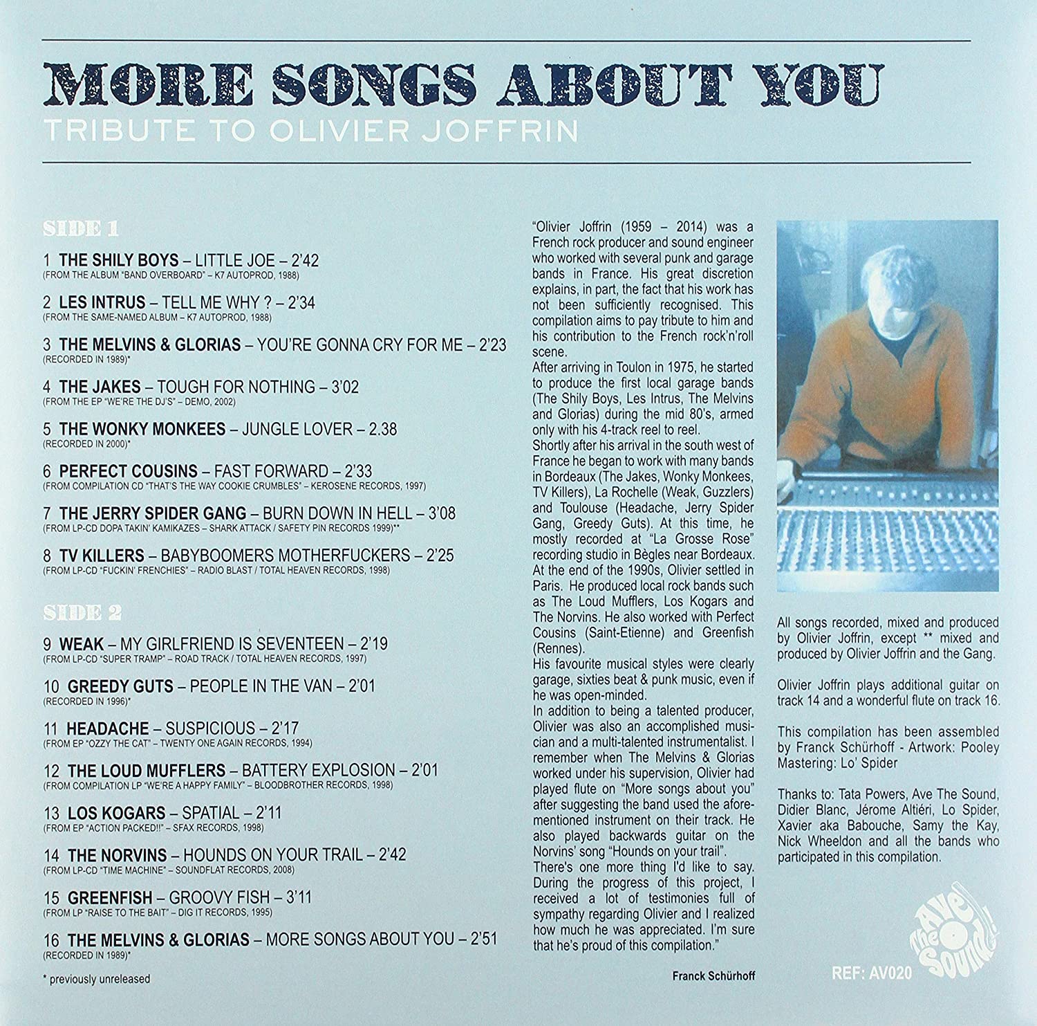 More Songs About You