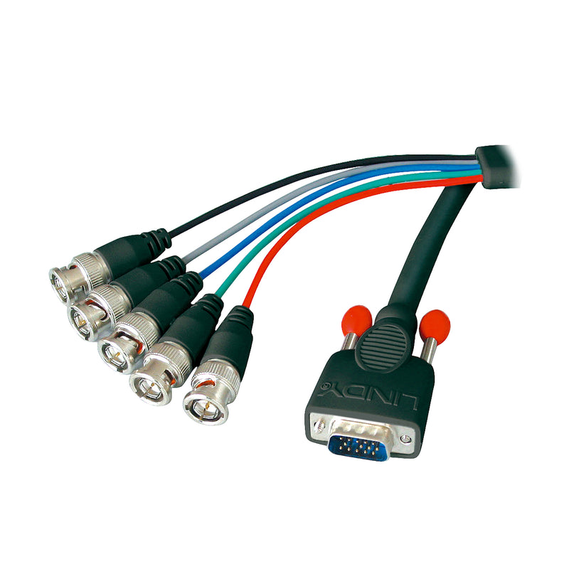 Cavo Vga Da Hd 15 M A 5 Bnc M
