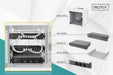 Digitus Network Set - 254 mm (10") - 6U, 312 x 100 mm (W xD)