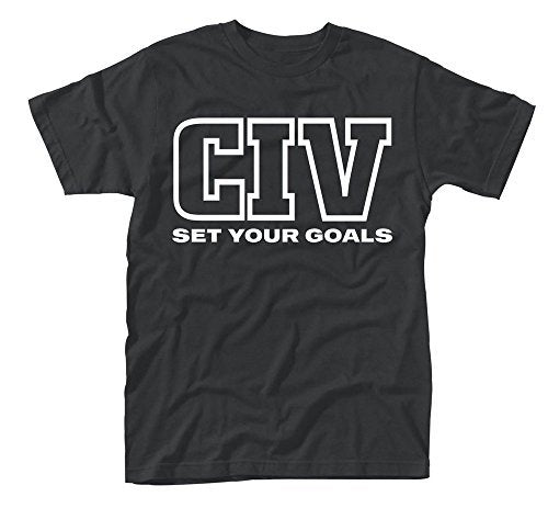 CIV - SET YOUR GOALS BLACK T-Shirt Small - SET YOUR GOALS