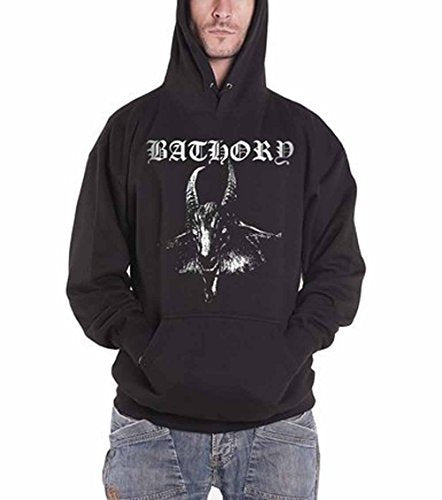 BATHORY - GOAT BLACK Hooded Sweatshirt Large - GOAT