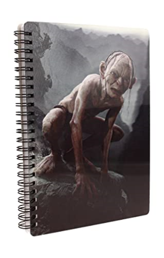 Herr der Ringe Notizbuch mit 3D-Effekt Gollum