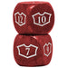 Magic: The Gathering - Deluxe 22MM Mountain Loyalty Dice Set with 7-12