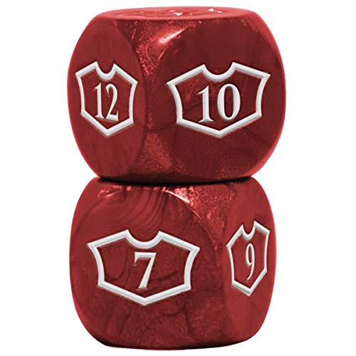 Magic: The Gathering - Deluxe 22MM Mountain Loyalty Dice Set with 7-12