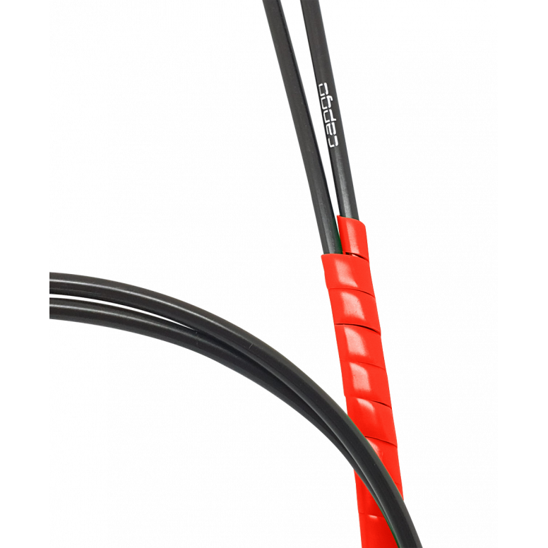 Capgo Spiral Cable Wrap Bl 2M Black