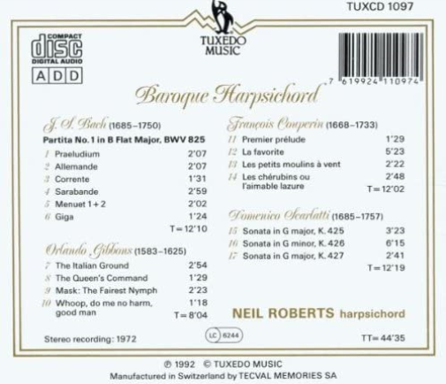 Baroque Harpsichord