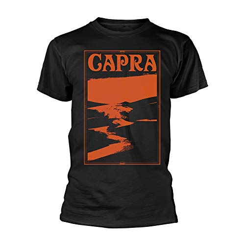 CAPRA - DUNE (ORANGE) BLACK T-Shirt Large - DUNE (ORANGE)