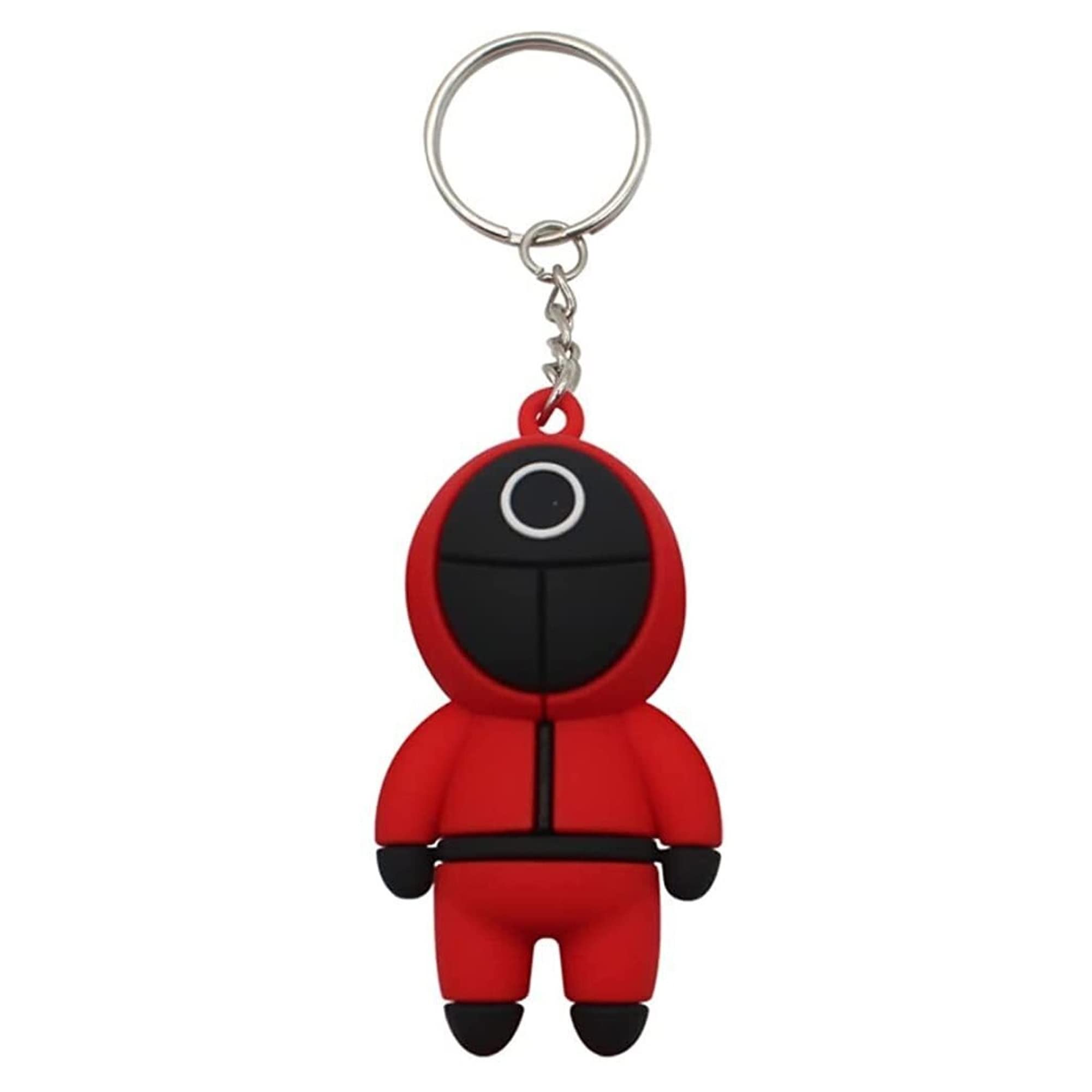 Squid Game 3D Gummi-Schlusselanhanger Circle Guard