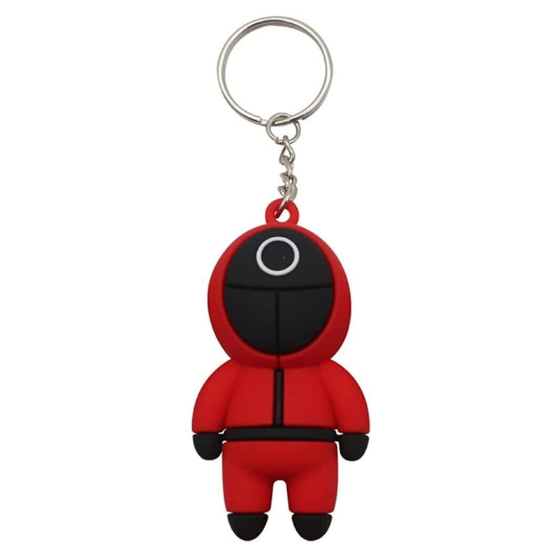 Squid Game 3D Gummi-Schlusselanhanger Circle Guard