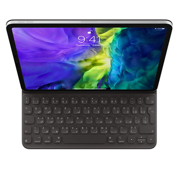 Apple Smart - Keyboard And Folio Case - Apple Smart Connector - Qwerty - Arabic - For 10.9-Inch Ipad Air (4Th Generation