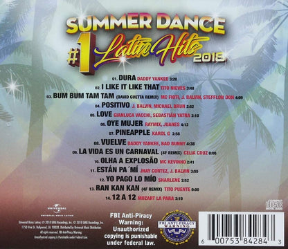 Summer Dance Latin #1's Hits 2018