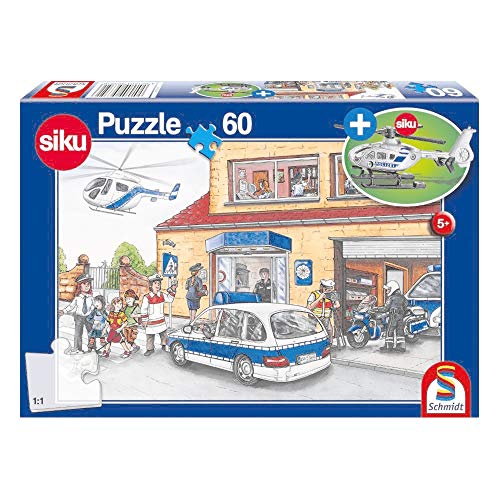 - Helicopter Puzzle & Play (60Pc) Inc. Siku Model Puzzle
