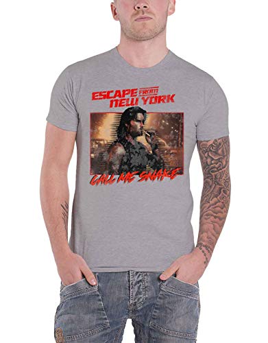 ESCAPE FROM NEW YORK - CALL ME SNAKE (GREY) GREY T-Shirt X-Large - CALL ME SNAKE (GREY)