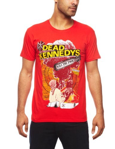 DEAD KENNEDYS - KILL THE POOR RED T-Shirt Large - KILL THE POOR