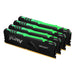 Kingston Fury Beast Rgb - Ddr4 - Kit - 64 Gb: 4 X 16 Gb - Dimm 288-Pin - 3200 Mhz / Pc4-25600 - Cl16 - 1.35 V - Unbuffer