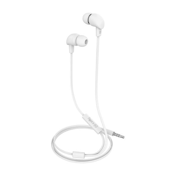 Stereo Ear 3.5Mm Flat Cable Wh