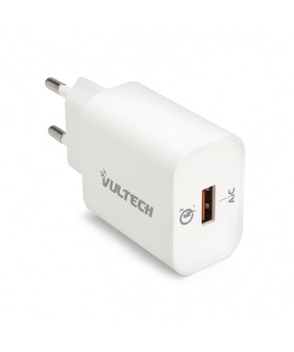 Caricatore Uni. 3A 18W Bianco