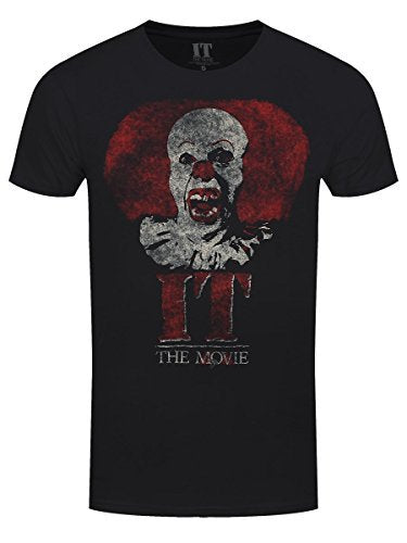 IT - THE MOVIE - PENNYWISE CLOWN LOGO - S TSHIRT