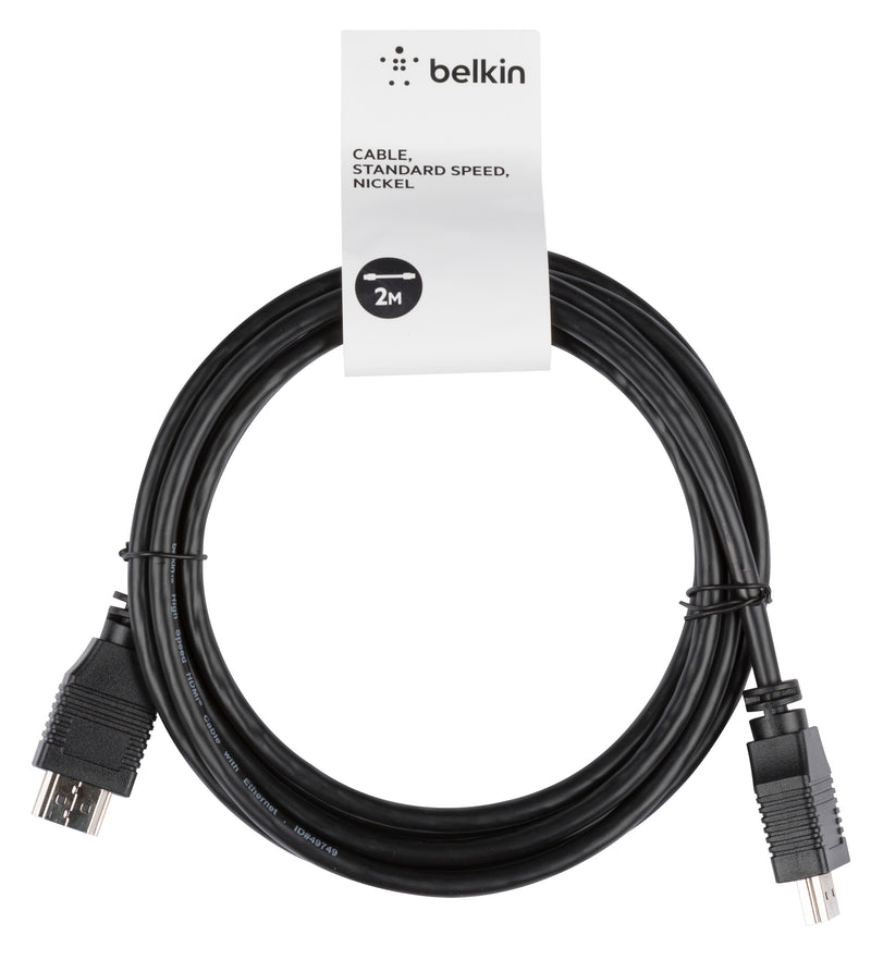 Belkin HDMI, 2m HDMI cable HDMI Type A (Standard) Black