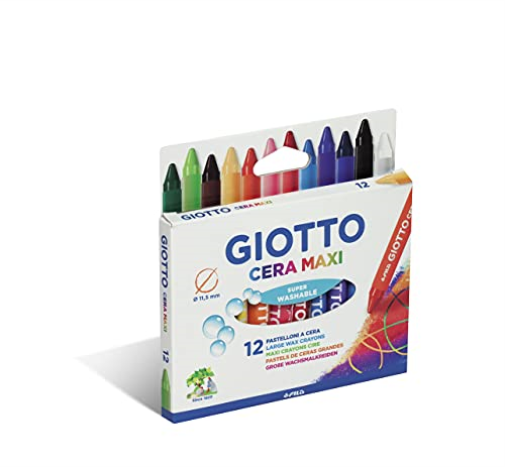 Cf12Pastelli Giotto Cera Maxi