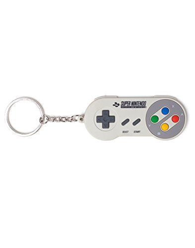 Nintendo Super Nintendo Controller Rubber 3D Keychain, Multi-Colour (Ke020310Ntn)