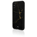 Marble Cover Black/Gold Iphone Xs/X