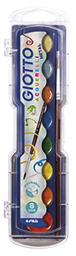 Cf8Acquerelli Giotto Metal Assortit