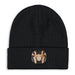 Marvel Comics Spider-Man: No Way Home Gold Logo Badge Turn Up Beanie, Black (Kc303345Spn)