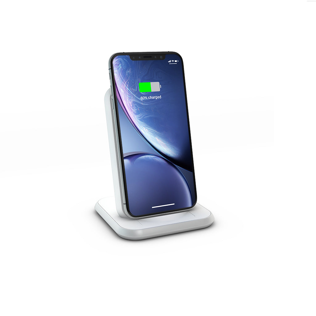 Zens Alu Stand Wireless Charger White