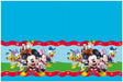 Tovaglia Pl 120X180 * Mickey Rock The House Q. Tovaglia Plastica 120X180 Cm Mickey Rock The House