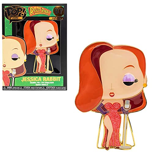 Funko POP! Pin: Roger Rabbit Enamel Pin   Jessica Rabbit
