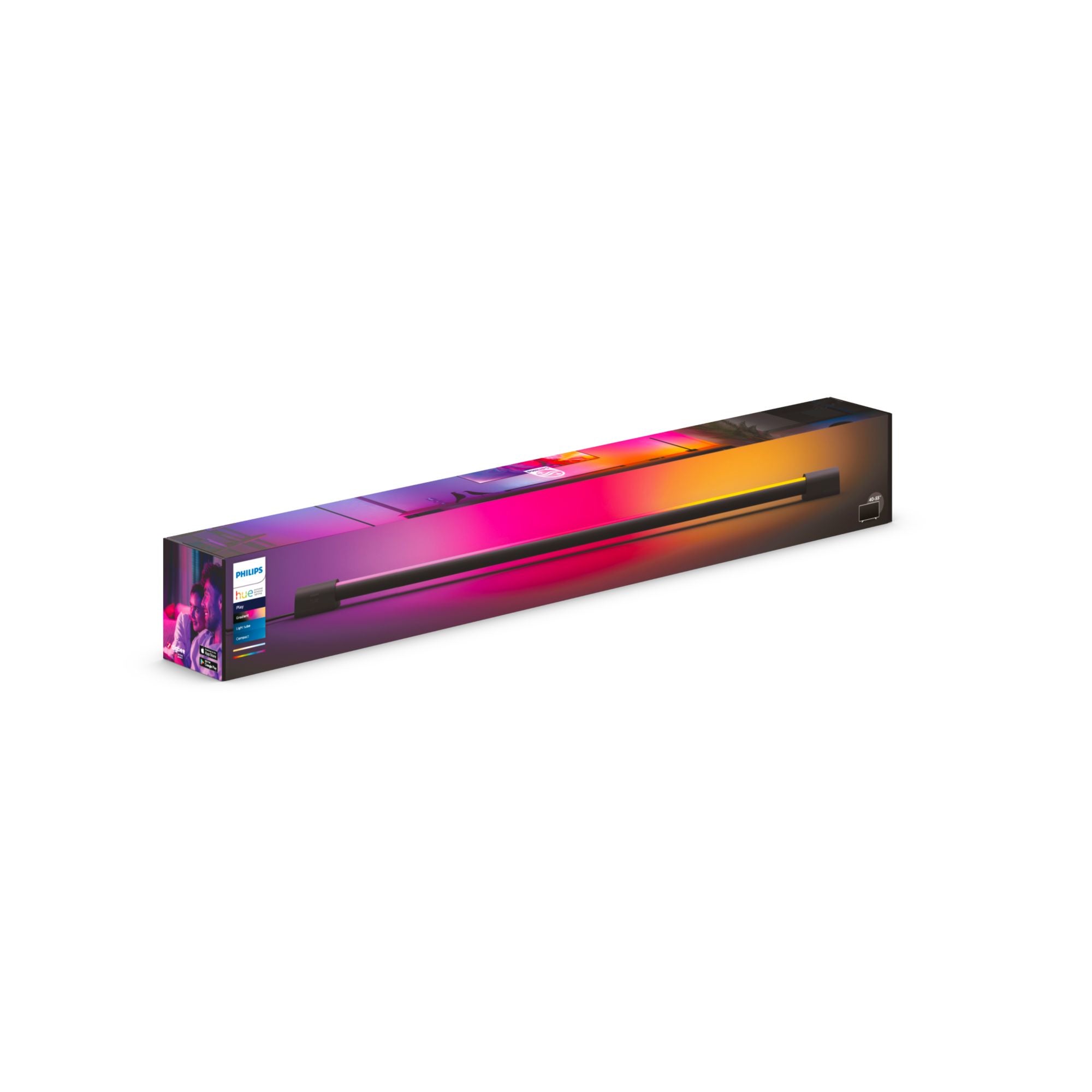 Philips Hue White And Color Ambiance Compact Gradient Play - Light Bar - Led - Tube - Black