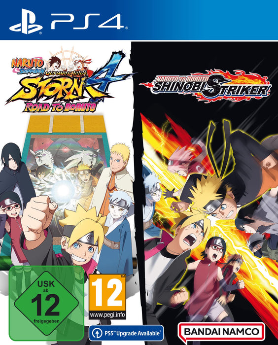 Naruto Shippuden Ultimata Ninja Storm 4, Road to Boruto + Naruto to Boruto Shinobi Striker -