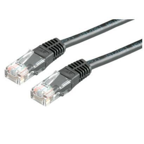 Nilox 3.0 m CAT5E UTP – (Cat5e, U/UTP network cable (UTP), RJ-45, RJ-45, Male/Male, Black)