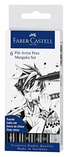Set 6 Colori Pitt Artist Pen - N