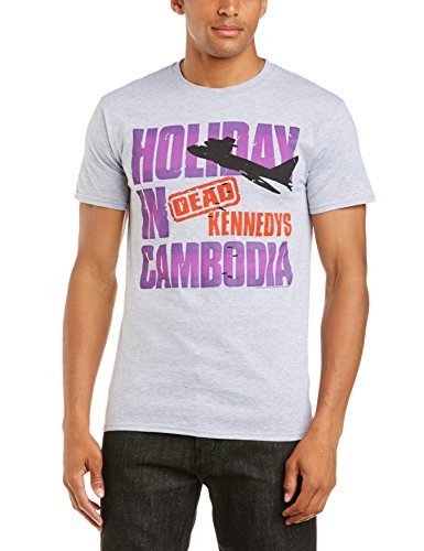 DEAD KENNEDYS - HOLIDAY IN CAMBODIA 2 GREY T-Shirt XX-Large - HOLIDAY IN CAMBODIA 2