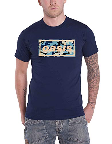 OASIS - CAMO LOGO (NAVY) BLUE T-Shirt X-Large - CAMO LOGO (NAVY)