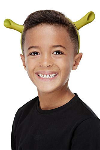 Smiffys Shrek Ears On Headband, Green